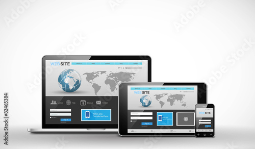 ベクター、レスポンシブウェブデザイン