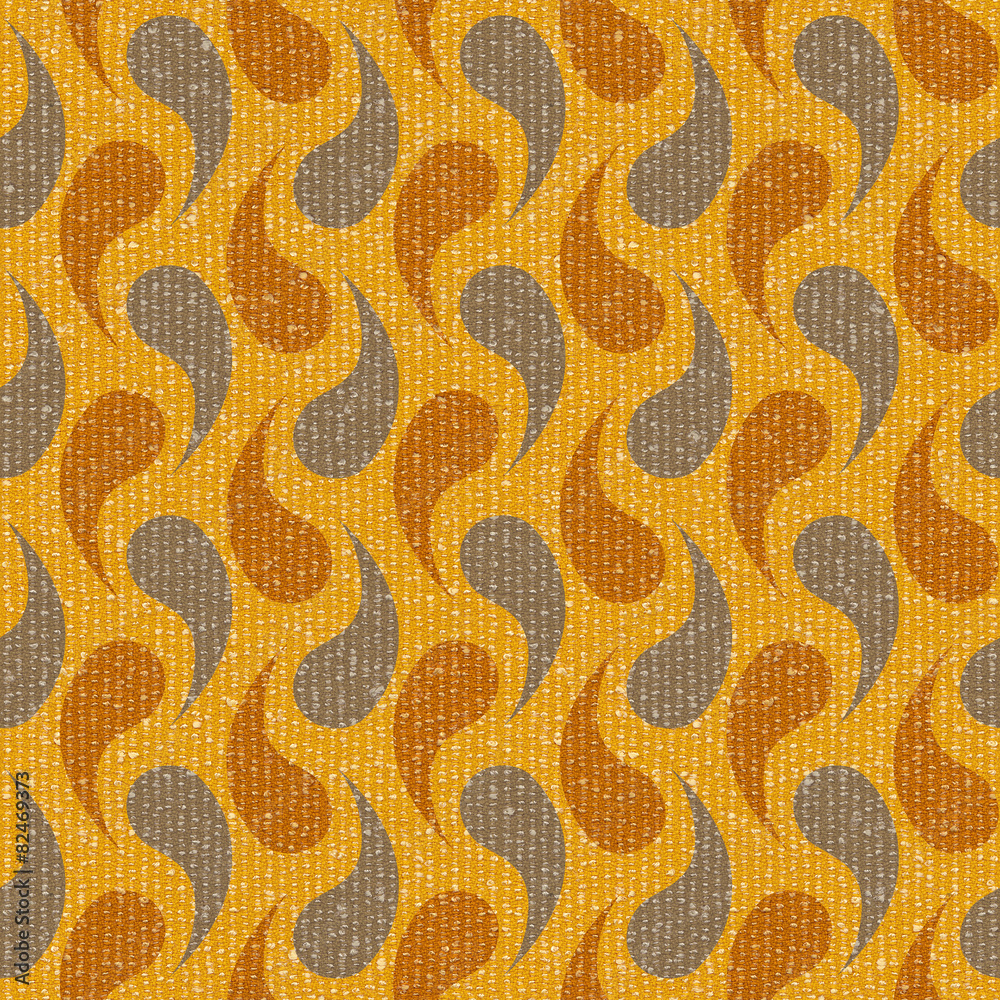 Abstract tadpole pattern - seamless background - fabric texture Abstract tadpole pattern - seamless background - fabric texture