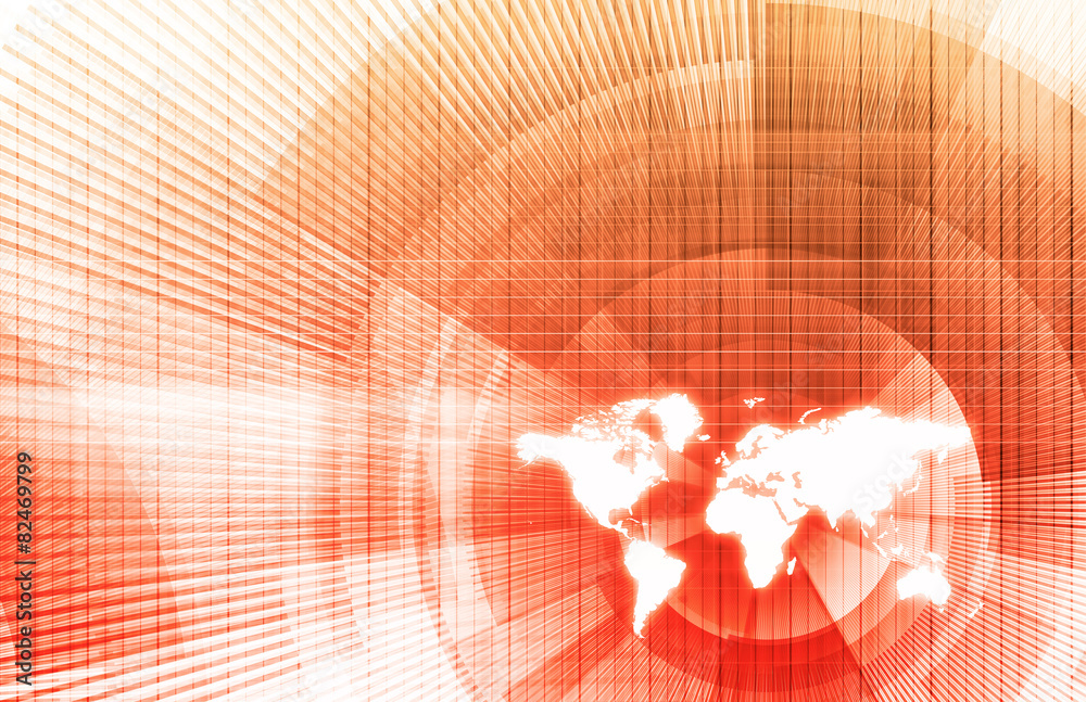 Obraz premium Global Business Network
