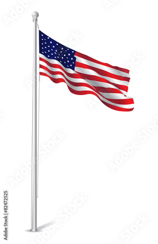 USA Flag Vector Design