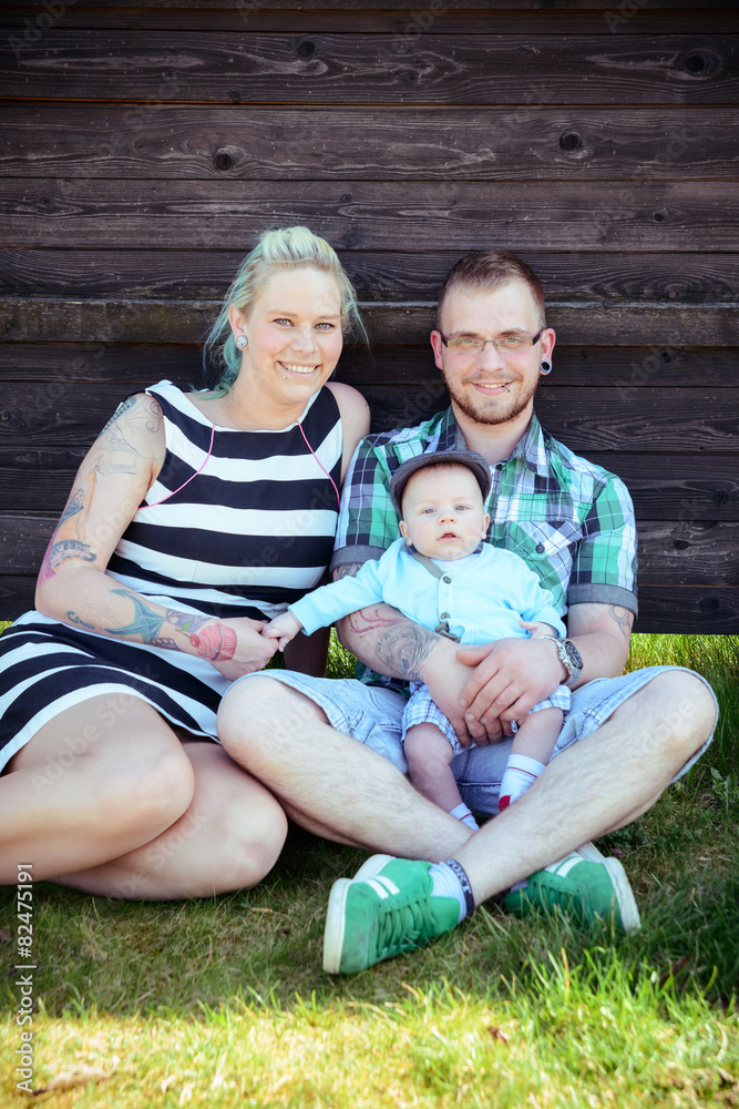 Junge, glückliche Familie Junge, glückliche Familie