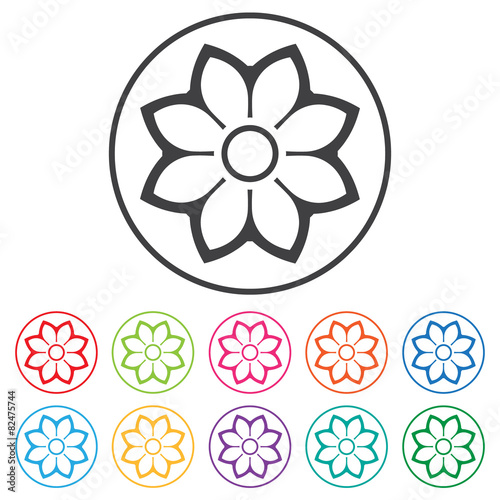 Flower icons