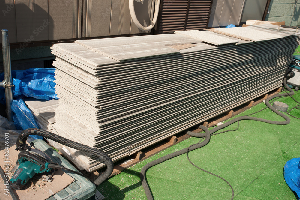 Obraz premium 木造住宅の外装工事