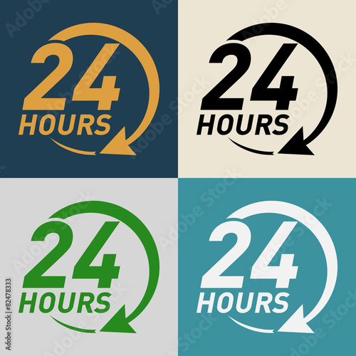 Twenty four hours icon