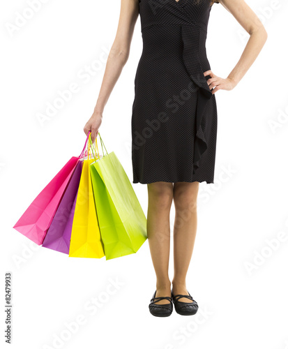 Woman with shopping bags