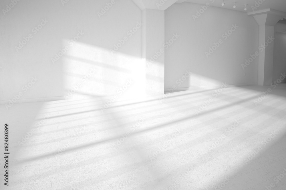 Obraz premium high definition empty white room