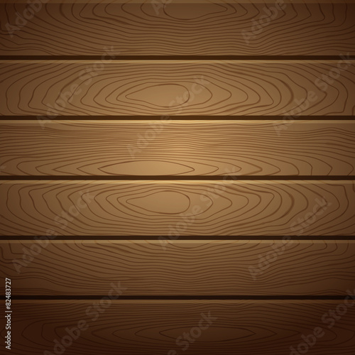 vector brown wooden boards with texture illuminated eps10