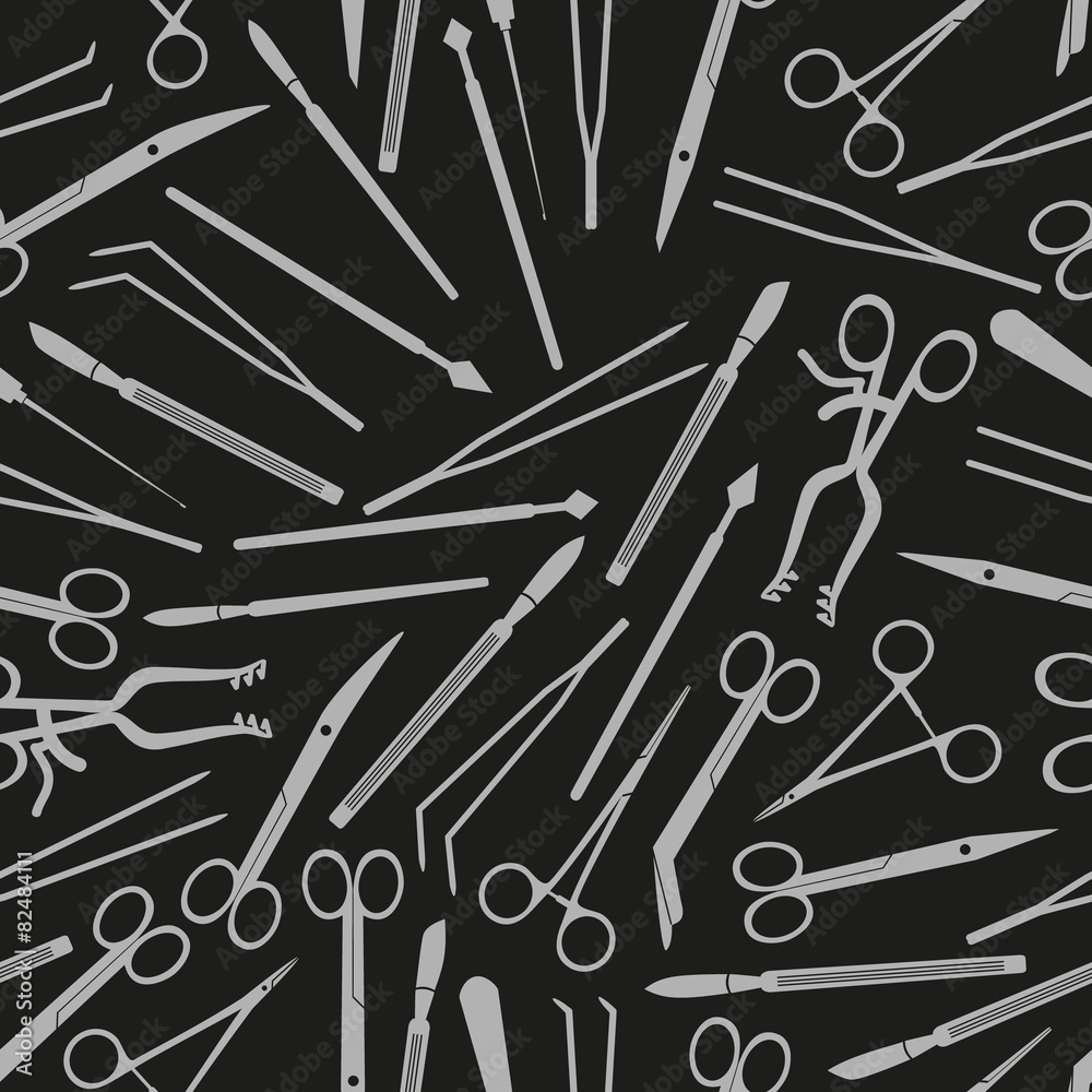 surgical istruments and tools for surgery seamless pattern eps10 surgical istruments and tools for surgery seamless pattern eps10