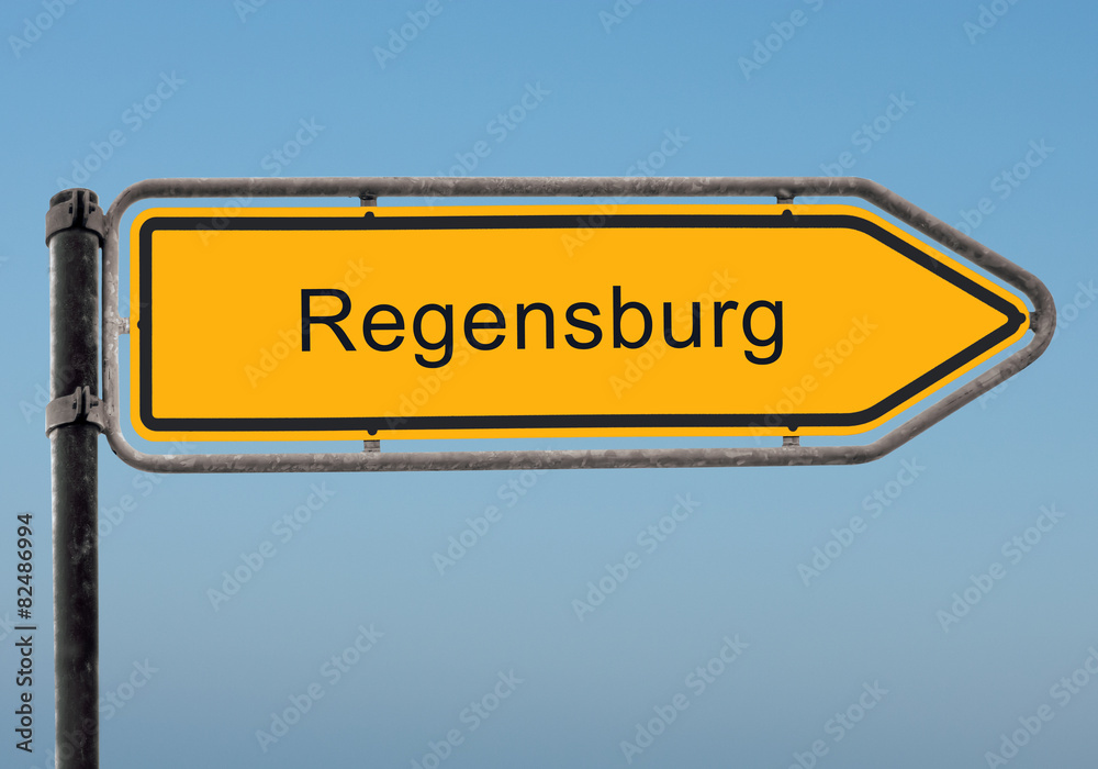 Strassenschild 35 - Regensburg