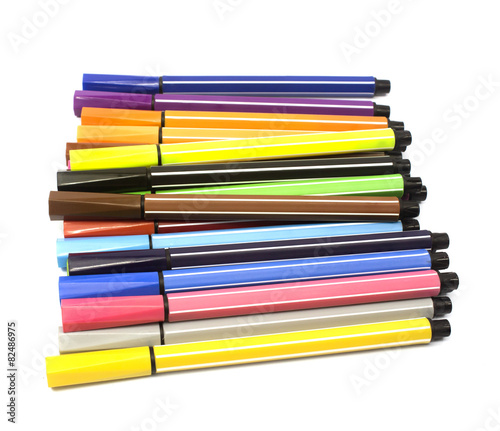 Wallpaper Mural Multicolored Felt-Tip Pens Torontodigital.ca