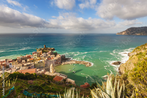 The seaside town with a bird's eye view. Vernazza, Cinque Terre