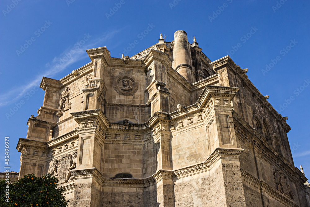 Apse of the monastery of Saint Hieronymus, Granada, Spain