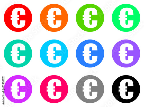 euro vector web icon
