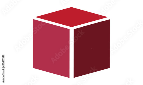 vector and logo of a colored cube