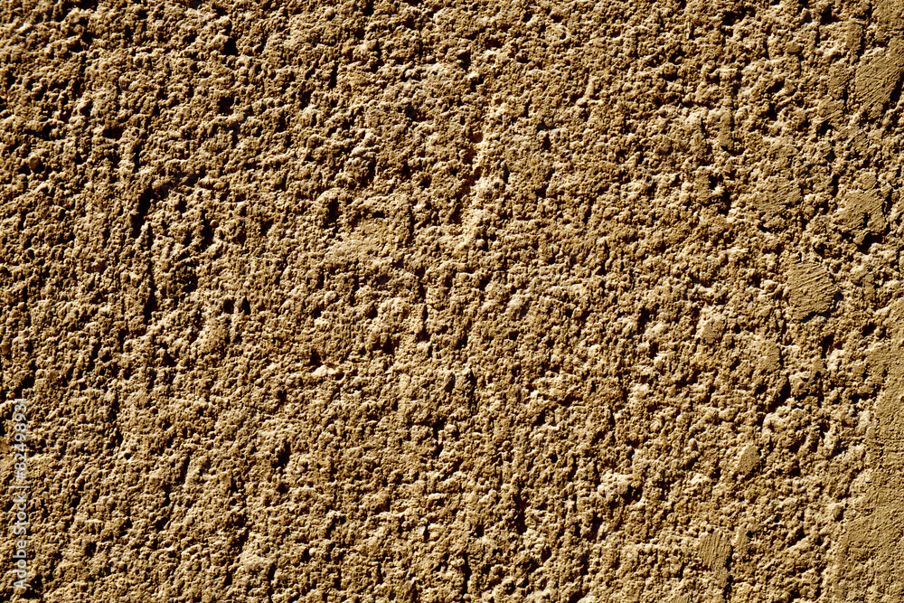 Obraz premium rustic brown plastered wall
