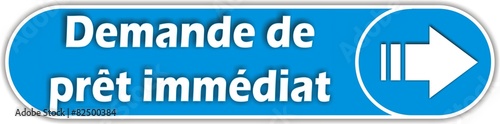 bouton demande de prêt immédiat