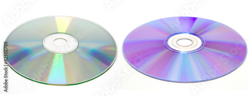 cd and dvd disc, isolated