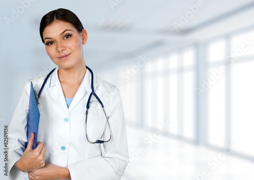 Healthcare And Medicine. Close-up of a young female caring