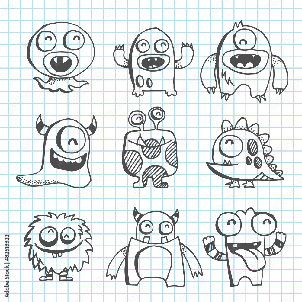15 Cool Monster Drawing Ideas  Moms Got the Stuff
