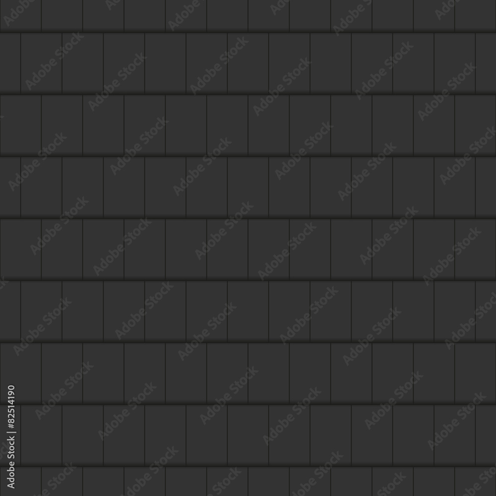Roof tile, anthracite - seamless tileable