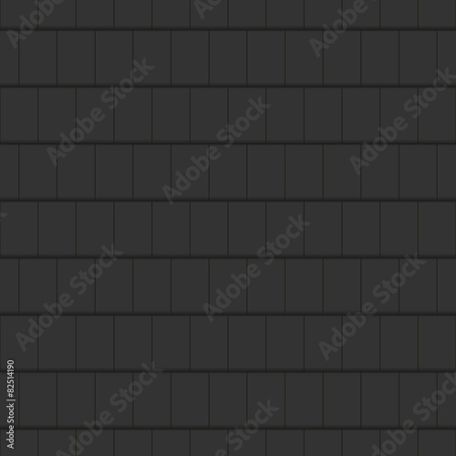 Roof tile, anthracite - seamless tileable