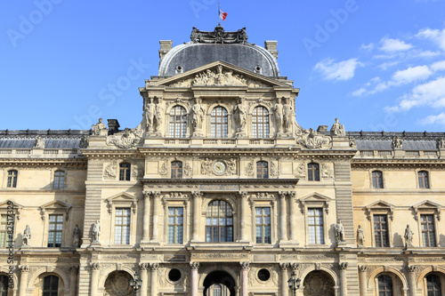 Fototapeta Renaissance architecture at the Louvre Museum
