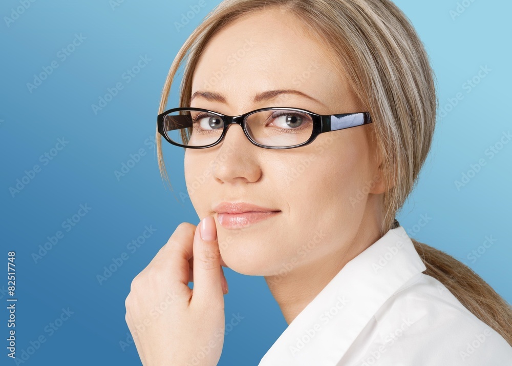 Glasses, Women, Business. Glasses, Women, Business.