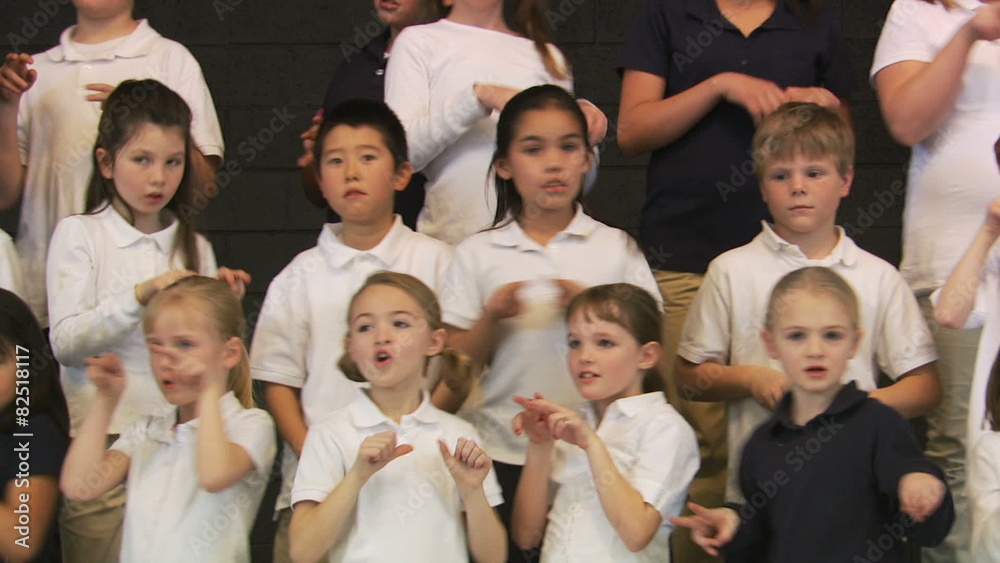 choir of school children