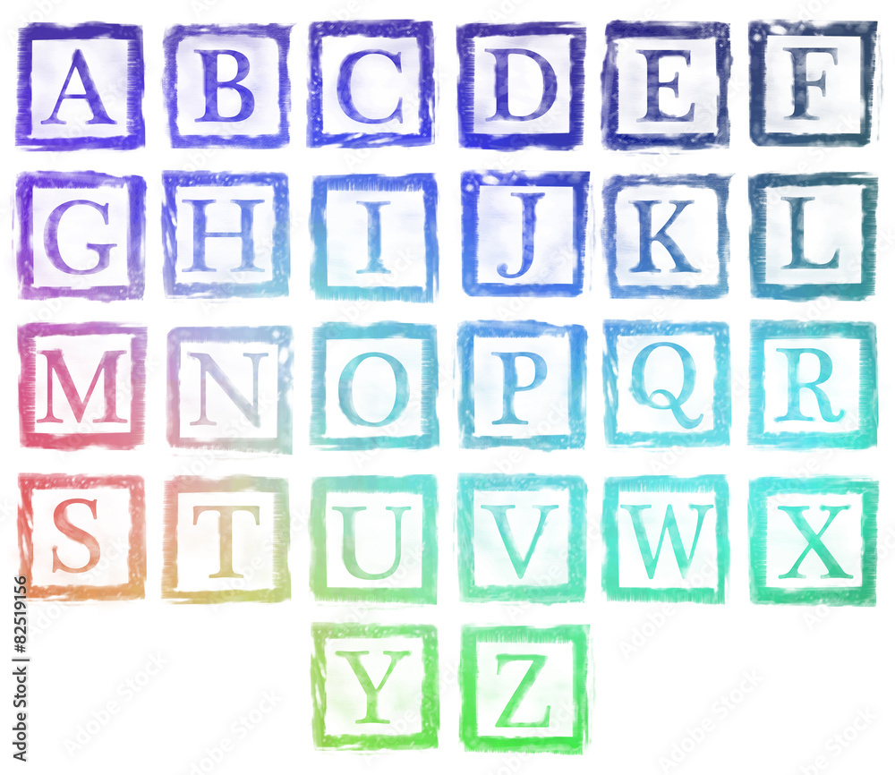 alphabet metal stamp letters colorful alphabet metal stamp letters colorful