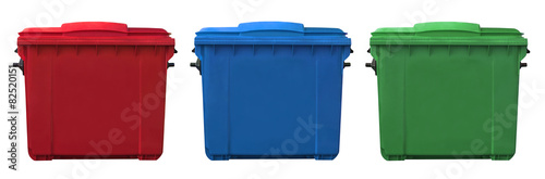 container for garbage, trash can, trash case