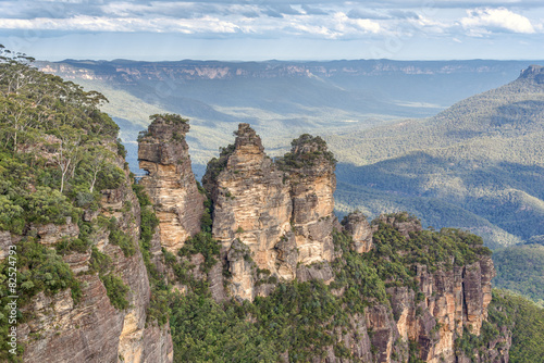 Three Sisters view from Blue Mountain Australia