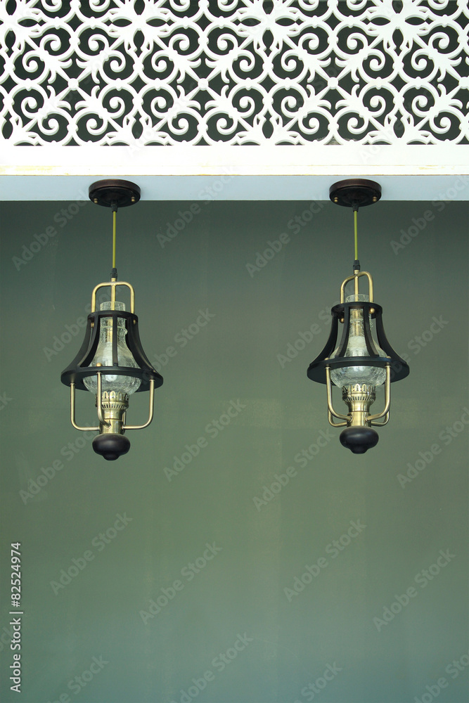 Obraz premium Lighting decor, vintage style