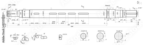 Expanded shaft sketch with polishing