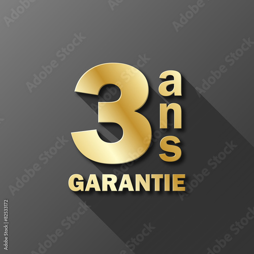 Icône GARANTIE 3 ANS (anniversaire palme prix excellence)