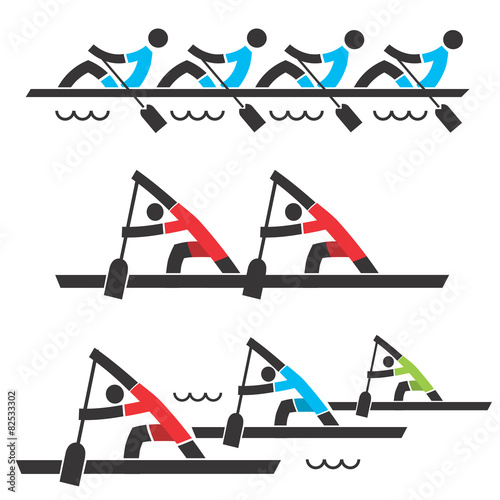 Rowing icons