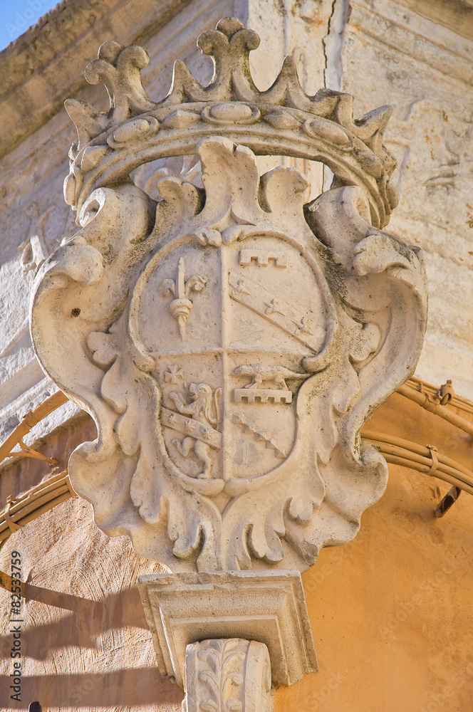 Historical palace. Bisceglie. Puglia. Italy. 