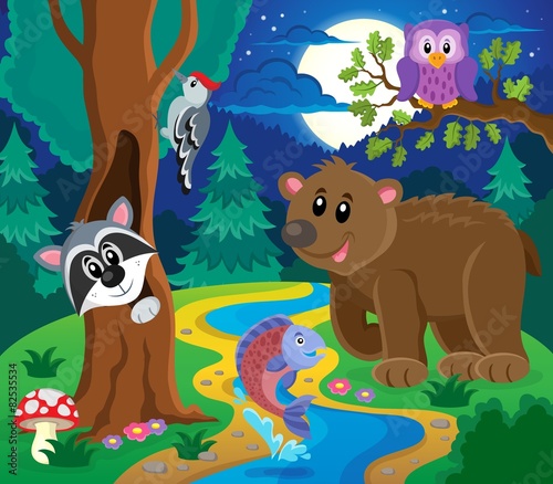 Forest animals topic image 6