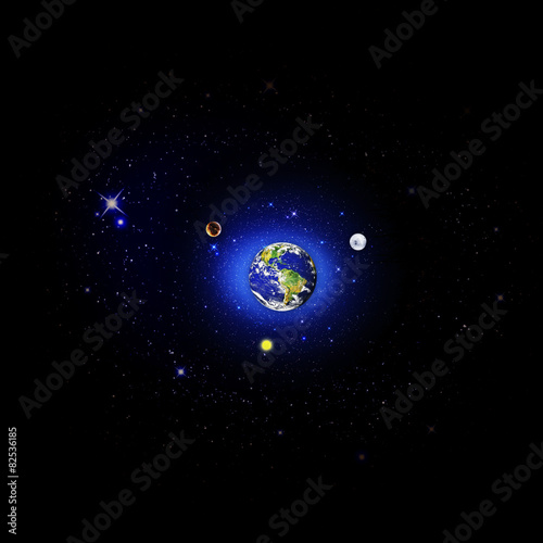 Fototapeta Naklejka Na Ścianę i Meble -  Elements of this image furnished by NASA