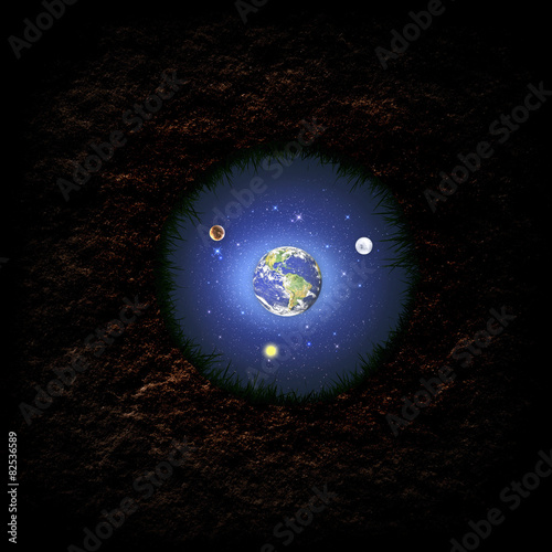 Fototapeta Naklejka Na Ścianę i Meble -  Elements of this image furnished by NASA