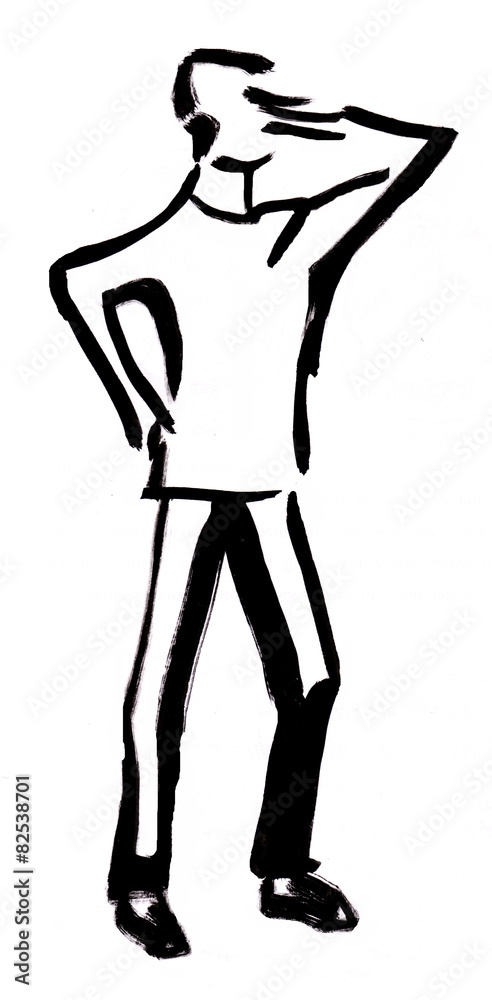 Fototapeta premium Instant sketch