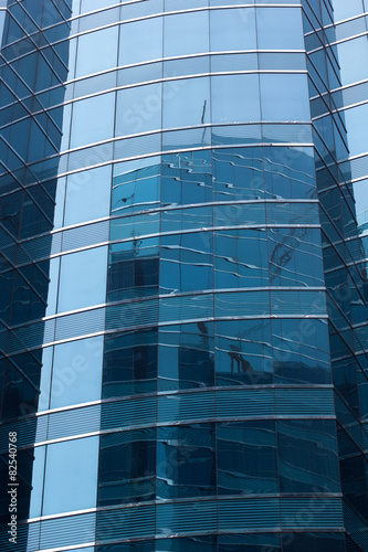 Office glass windows background Hong Kong  Asia.