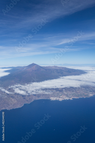 Tenerife - Island / mountain aerial - Canary Island photo