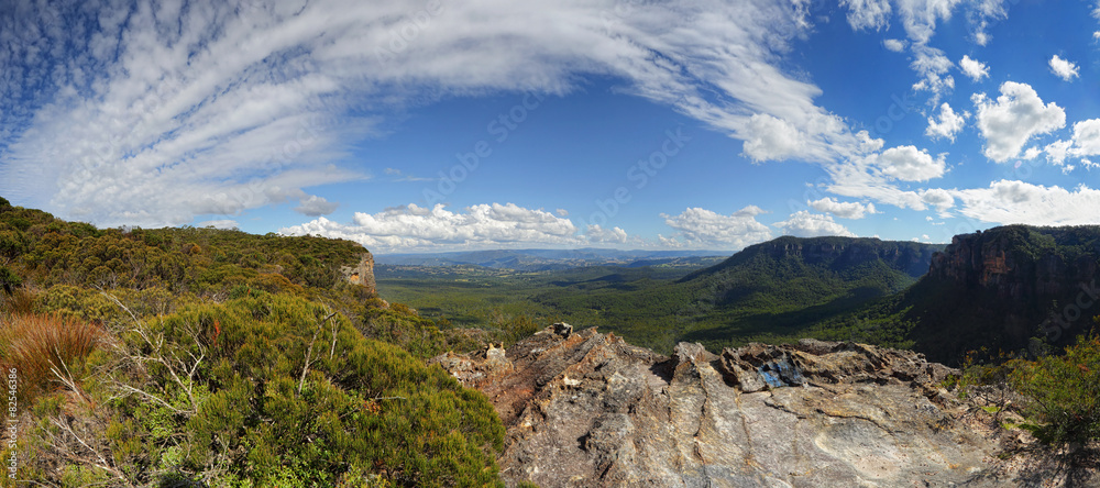 Sweeping views from Narrowneck to Nellies Glen and the Megalong