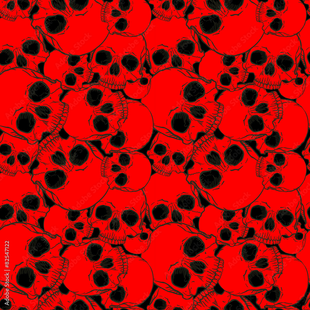 Skull pattern