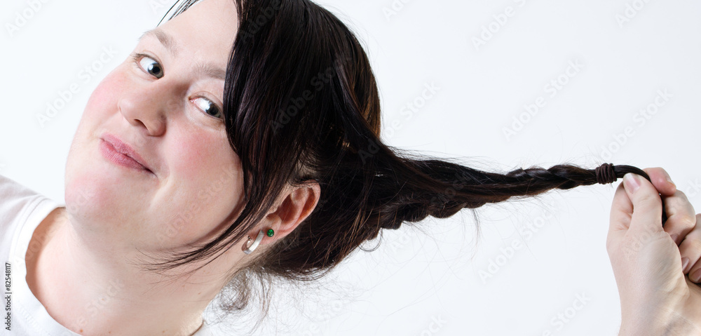 Du Musst Sie An Den Haaren Ziehen An den Haaren ziehen Stock-Foto | Adobe Stock