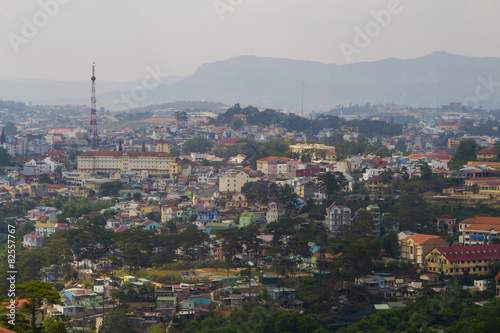 View of Dalat city, Vietnam