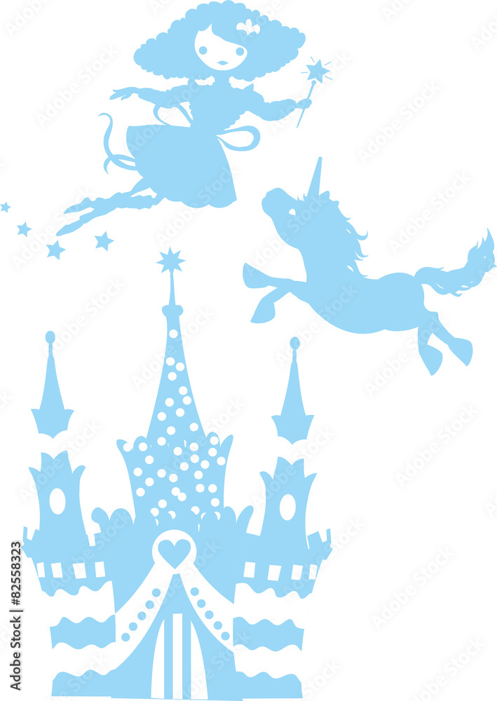 Fantasy silhouettes set Fantasy silhouettes set