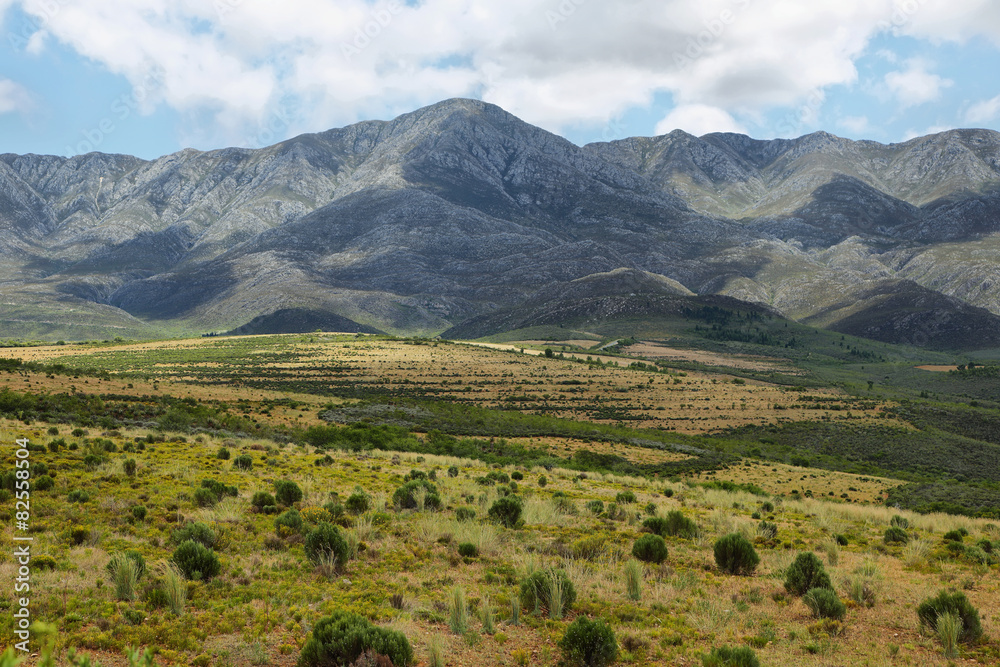 Mountain landscape near oudtshoorn