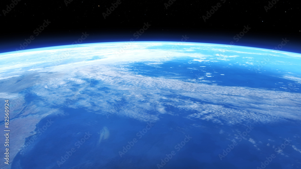Fototapeta premium Digital 3D Illustration of a Space Scene