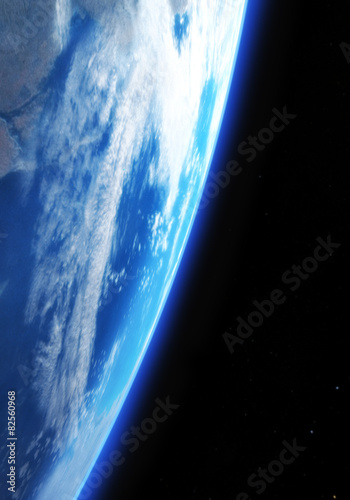 Fototapeta Naklejka Na Ścianę i Meble -  Digital 3D Illustration of a Space Scene